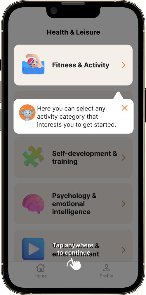 InterPensioner app screen