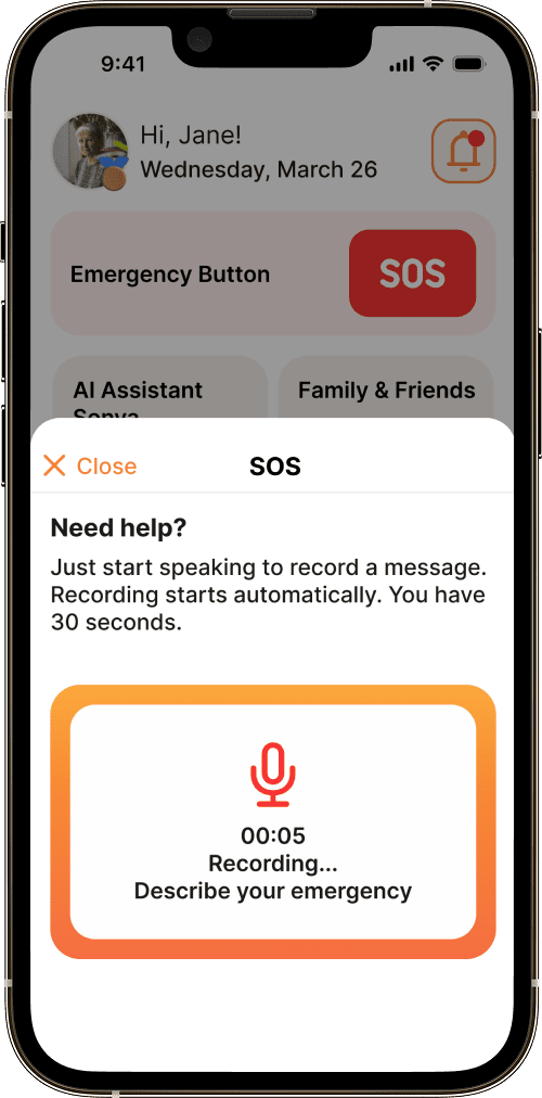 InterPensioner app screen