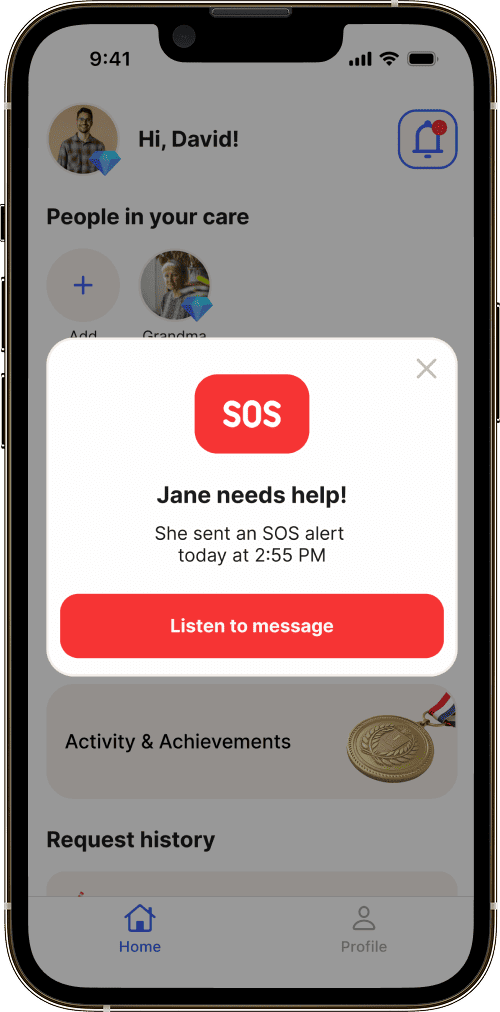 InterPensioner app screen