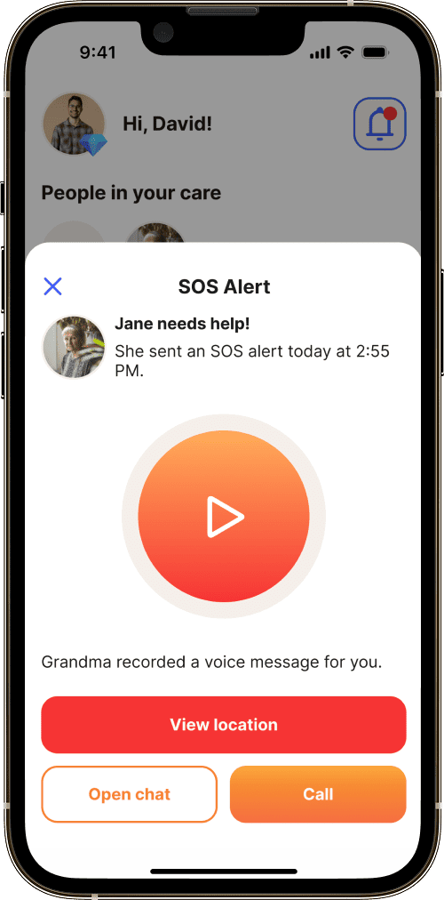 InterPensioner app screen