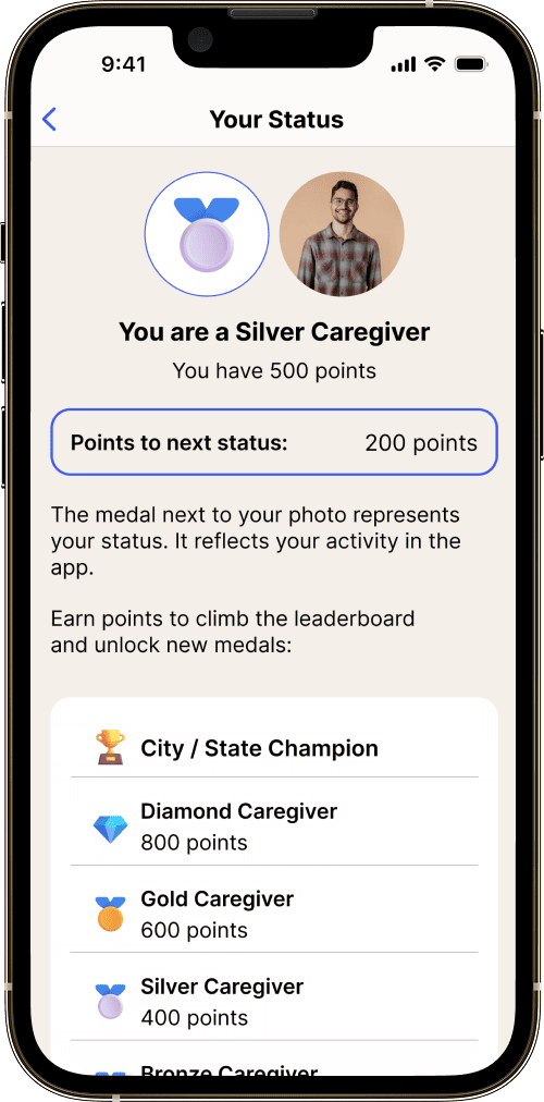 InterPensioner app screen