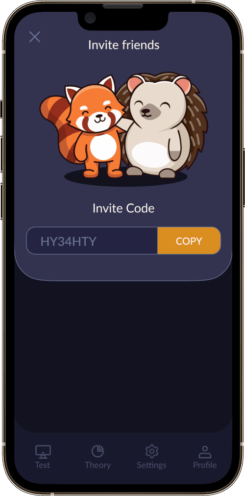 Hedgie: Learn English Grammar app screen