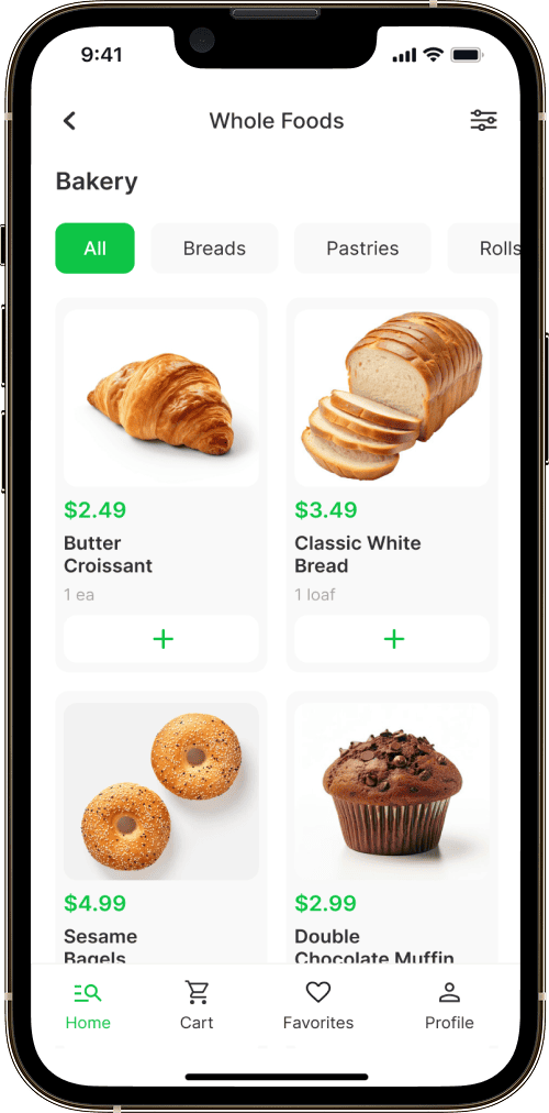 Speedy app screen