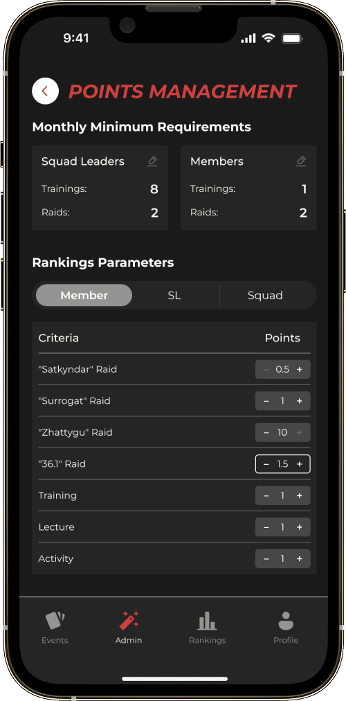 Dala Kyrandary app screen