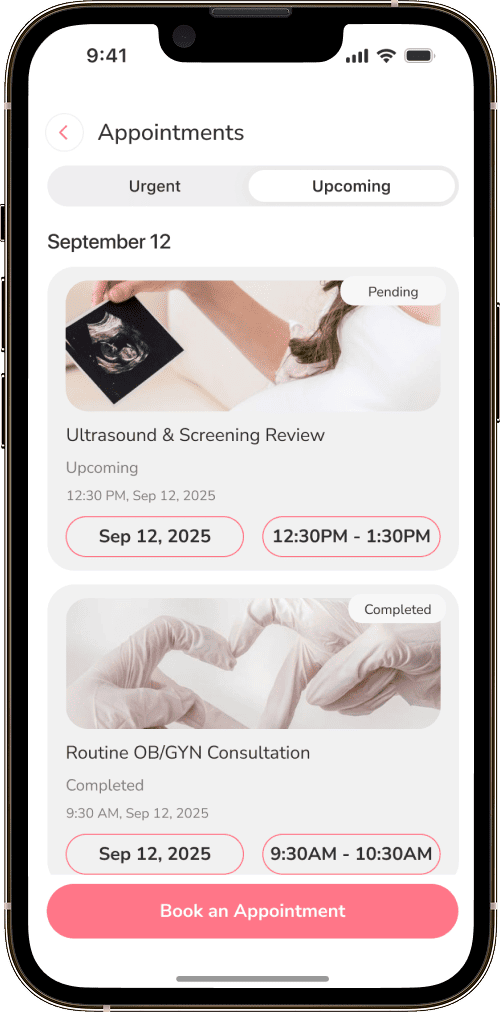 MomSmile app screen