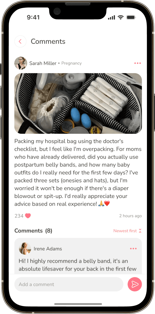 MomSmile app screen