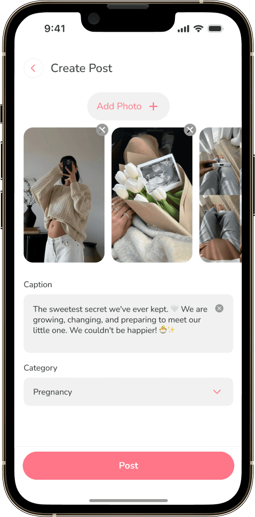MomSmile app screen