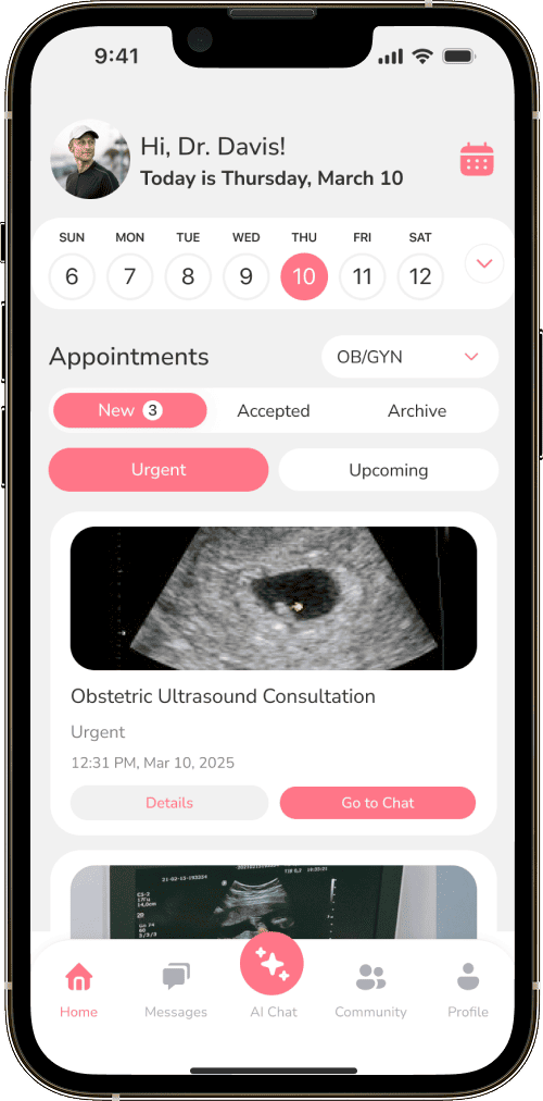 MomSmile app screen