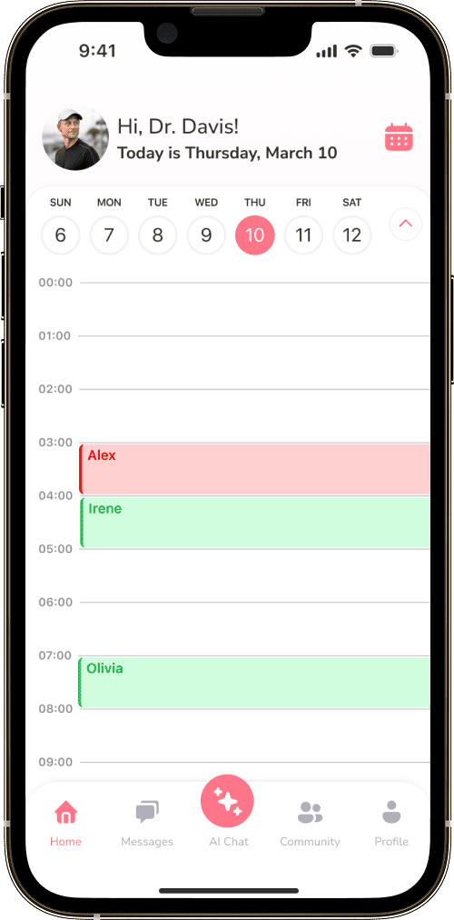 MomSmile app screen