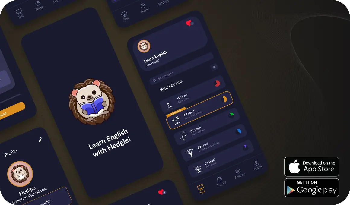 A finished mobile app prototype