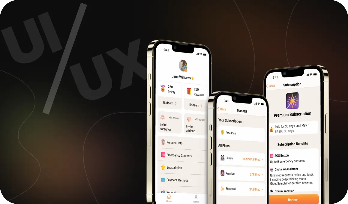 UX/UI design