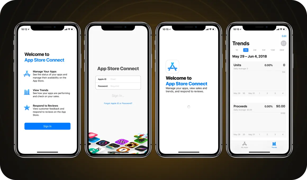 App Store Connect registration