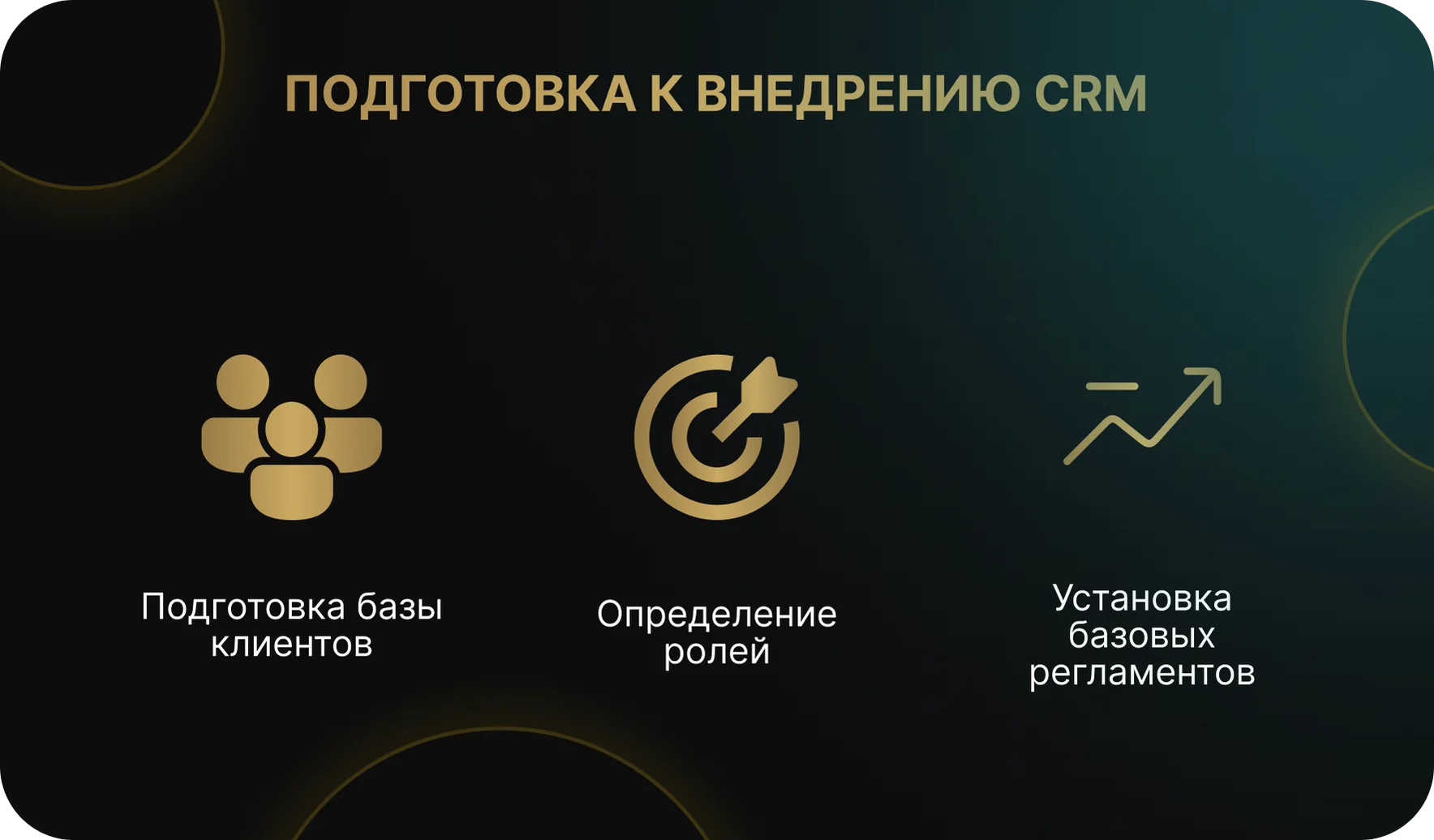 Что нужно подготовить до внедрения CRM