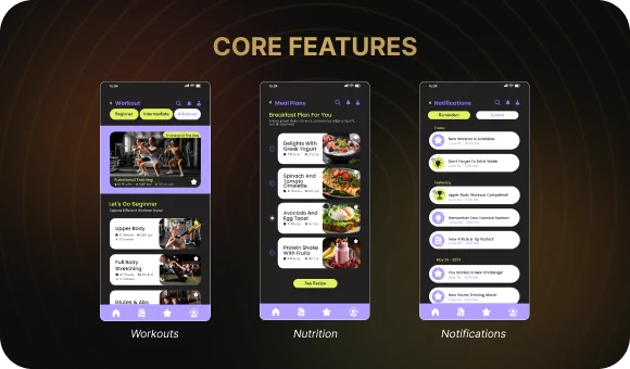 Features for Fitness Apps