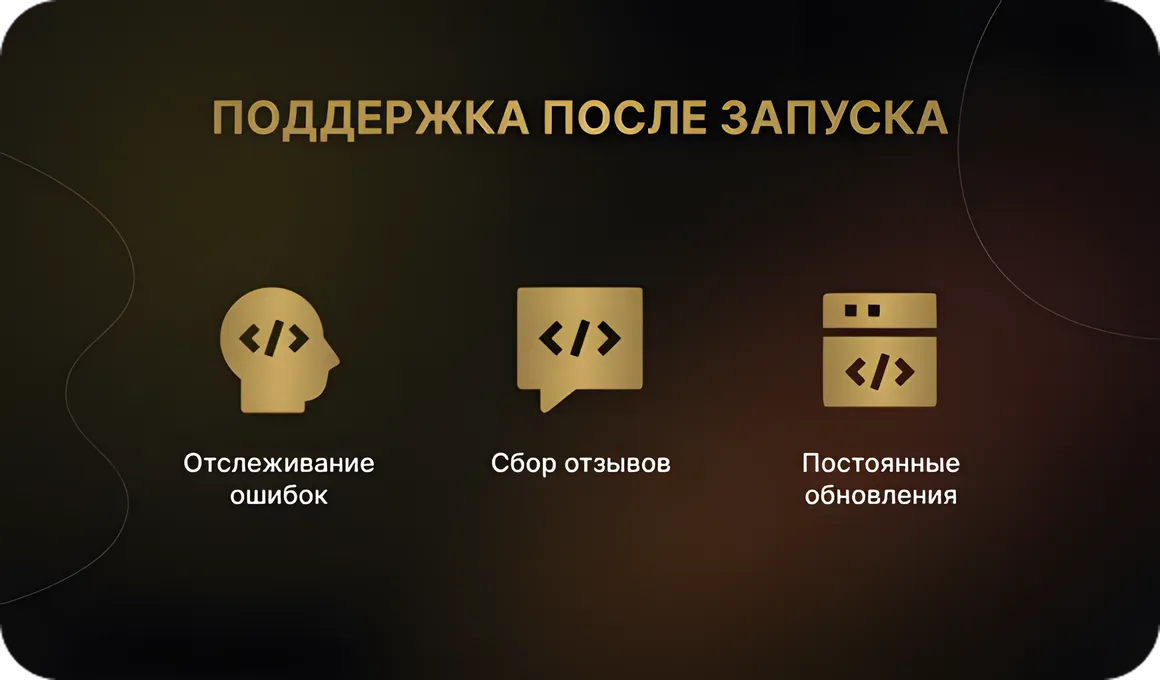 Поддержка приложения после запуска