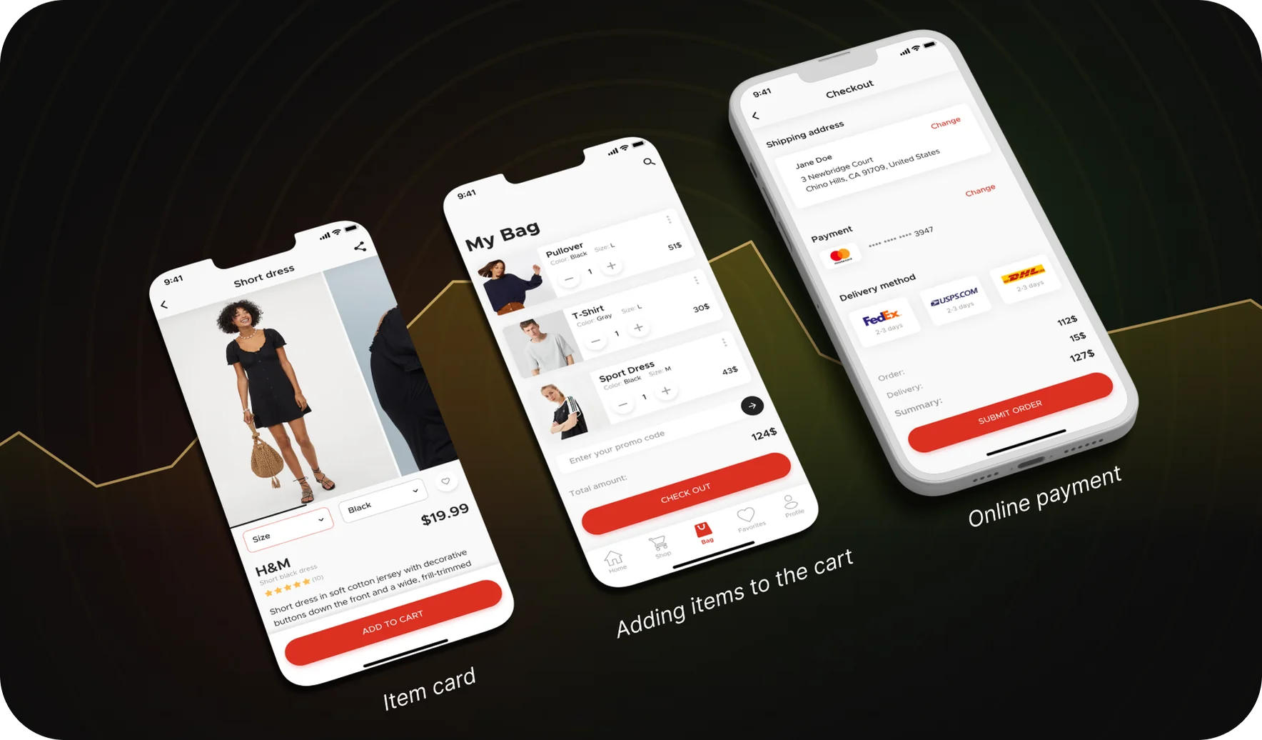 Adding Products to the Cart and Completing a Purchase