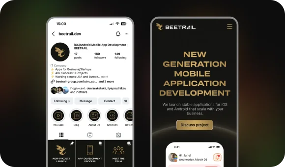 App development by BEETRAIL